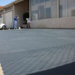 Peinture de la future piste