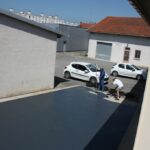 Peinture de la future piste