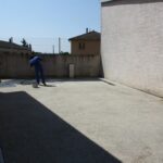 Peinture de la future piste